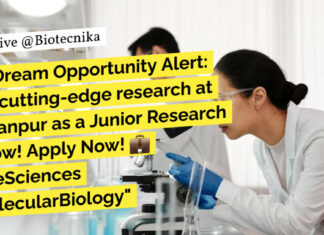 MSc Life Sciences Apply at IIT Kanpur For Junior Research Fellow Position IIT Kanpur Vacancies Life Sciences