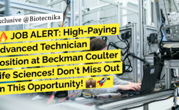 MSc Biochemistry Vacancies at Beckman