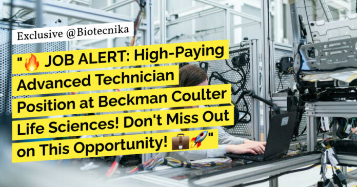 MSc Biochemistry Vacancies at Beckman
