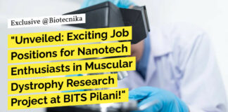 BITS Pilani Research Positions For Biotech, Biochem & Mol Bio - Apply Now