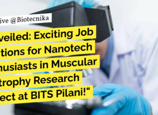 BITS Pilani Research Positions For Biotech, Biochem & Mol Bio - Apply Now
