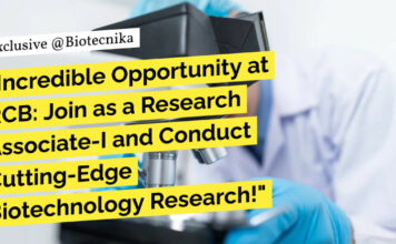 RCB Project Research Associate Job