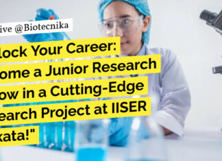 IISER Kolkata Research Recruitment