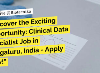 Clinical Data Specialist Job at IQVIA For Biological Sciences – Apply Now! Clinical Data Specialist Job