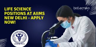 Life Science Positions at AIIMS