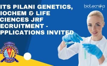 BITS Pilani Genetics JRF Recruitment