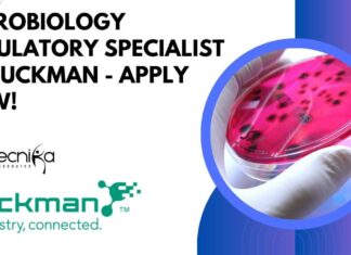 Microbiology Regulatory Specialist at Buckman – Apply Now! Microbiology Regulatory Specialist at Buckman