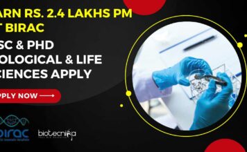 BIRAC Biotech Officer Opportunity