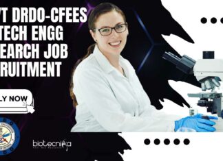 Govt DRDO-CFEES Biotech Engg