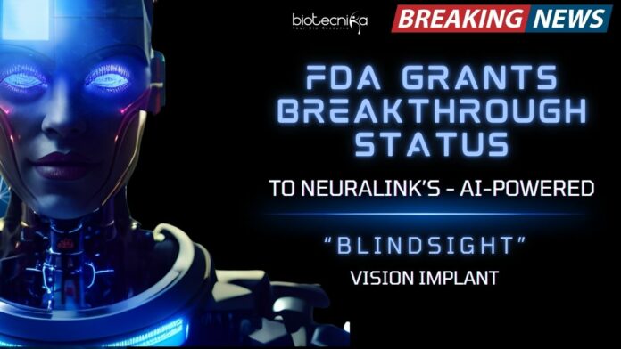 Neuralink's Blindsight