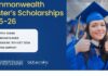 Commonwealth Master’s Scholarships 2025-26 – Apply Online Commonwealth Master’s Scholarships 2025-26