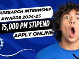 IITB Research Internship Awards 2024-25