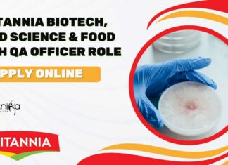 Britannia Biotech QA Job