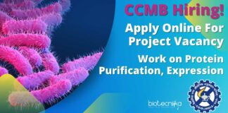 CCMB Vacancies - Apply Online