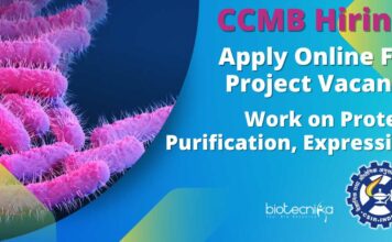 CCMB Vacancies - Apply Online