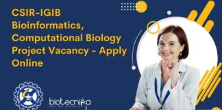 IGIB Bioinformatics Project Vacancy