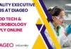 Quality Executive Jobs at DIAGEO – Food Tech & Microbiology Apply Online Quality Executive Jobs at DIAGEO