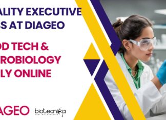 Quality Executive Jobs at DIAGEO – Food Tech & Microbiology Apply Online Quality Executive Jobs at DIAGEO