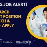 Freshers Vacancies at SJRI