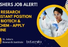 Freshers Vacancies at SJRI