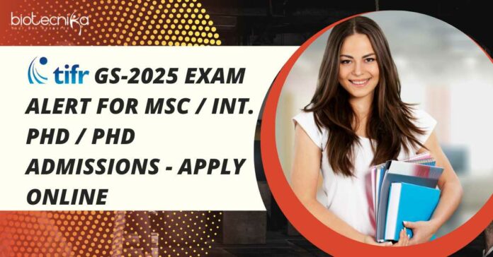 TIFR GS 2025 Application Form