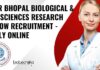IISER Bhopal Biological & Life Sciences Research Fellow Recruitment – Apply Online IISER Bhopal Research Recruitment For
