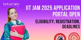 IIT JAM 2025 Application Portal