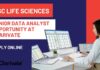 Life Sciences Data Analyst