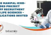 MAHE Manipal Project Staff Recruitment