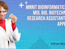 MNNIT Bioinformatics Jobs