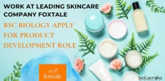 Foxtale Biology Job Openings