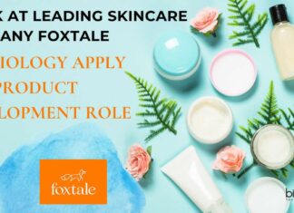 Work at Leading Skincare Company Foxtale – BSc Biology Apply For Product Development Role Foxtale Biology Job Openings