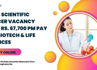 NCBS Scientific Officer Vacancy