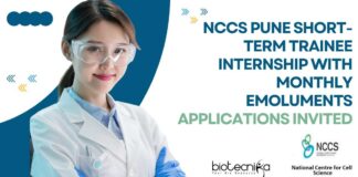 NCCS Short-Term Trainee Internship