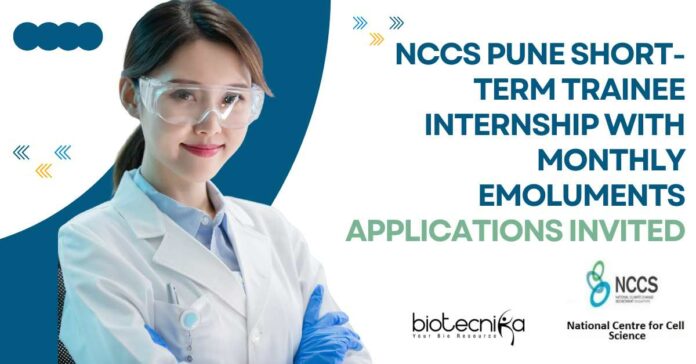 NCCS Short-Term Trainee Internship