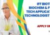 IFF Biotech, Biochem & Food Tech Application Technologist Job – Apply Online IFF Application Technologist Job Opening