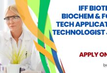 IFF Application Technologist Job Opening
