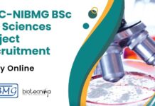 BRIC-NIBMG BSc Life Sciences Project Recruitment – Apply Now BRIC-NIBMG BSc Life Sciences
