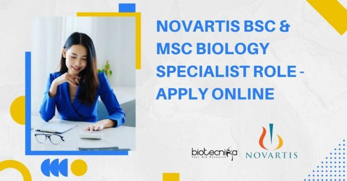 Novartis Biology Specialist Job Opening