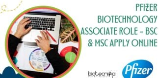 Pfizer Biotechnology Associate Role