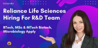 Reliance Life Sciences R&D Recruitment