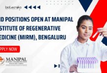 PhD Positions Open at Manipal