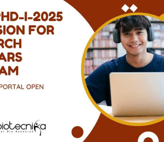 CDFD PhD-I-2025 Admission