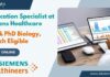 Application Specialist at Siemens Healthcare – MSc & PhD Biology, Biotech Apply Online Application Specialist at Siemens