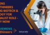Siemens Healthineers Hiring Biotech & Biology For Specialist Role – Apply Now Siemens Healthineers Hiring Biotech