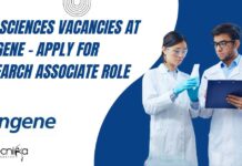 Life Sciences Vacancies Syngene