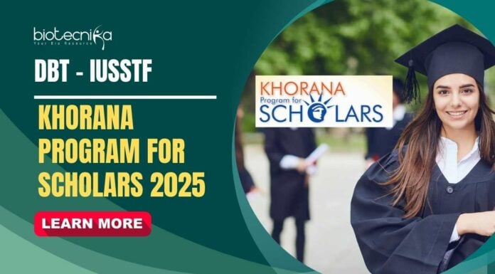 Khorana Program for Scholars 2025