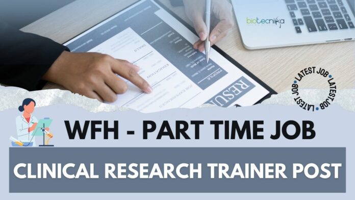 WFH Clinical Research Trainer