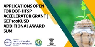 DBT-HFSP Accelerator Grant