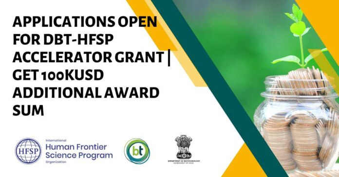 DBT-HFSP Accelerator Grant